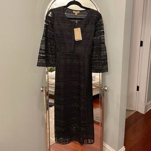 Burberry Floral Crochet Dress Size 6 NWT